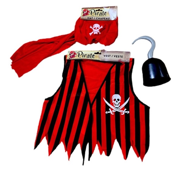 PIRATE COSTUME NWT 3pc - Picture 9 of 9